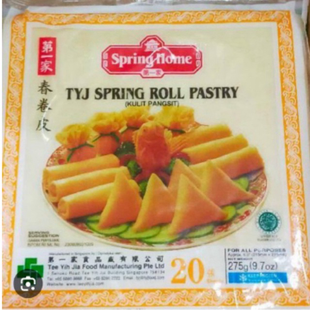 

TYJ spring roll kulit pangsit 20lembar