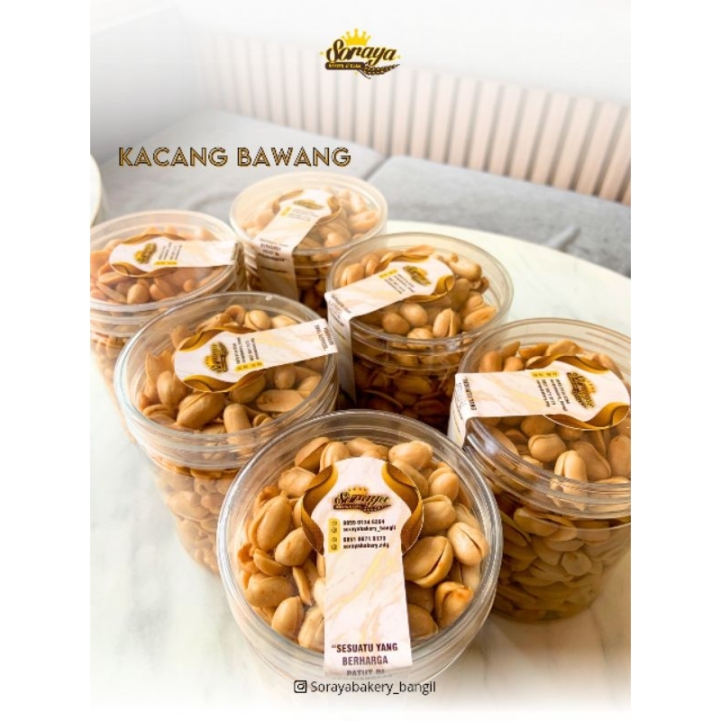 

KUE LEBARAN/COOKIES IDUL FITRI KACANG BAWANG ±250gr Homemade By Soraya Bakery