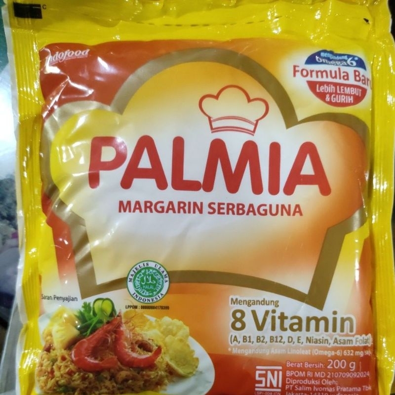 

Palmia margarin 200gr ED 11 okt 25