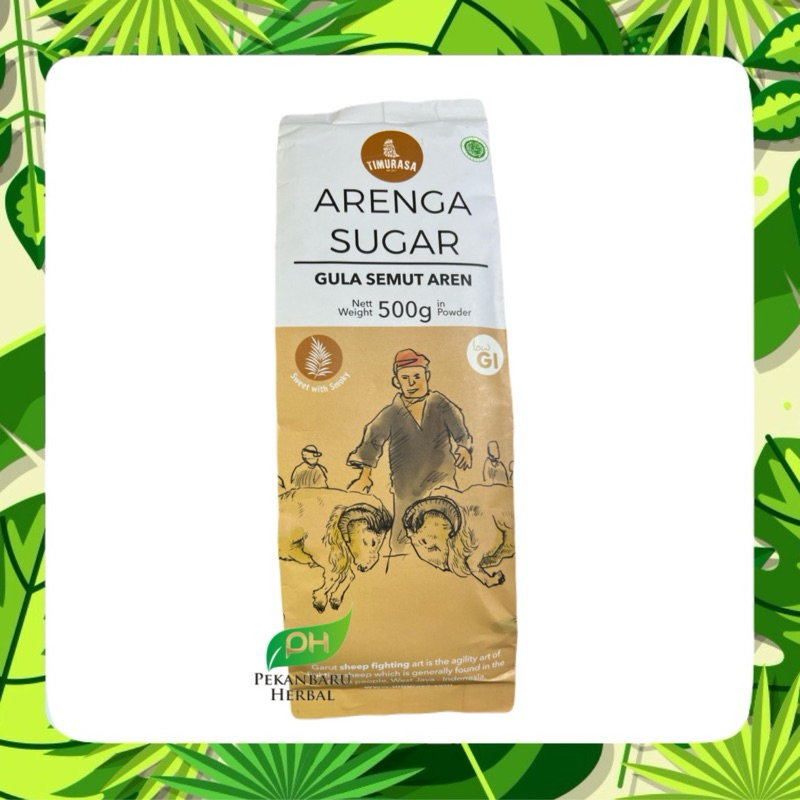 

Gula Aren Bubuk Premium Asli Timurasa - Crystal Arenga Sugar 500g dan 225g Low GI Sehat