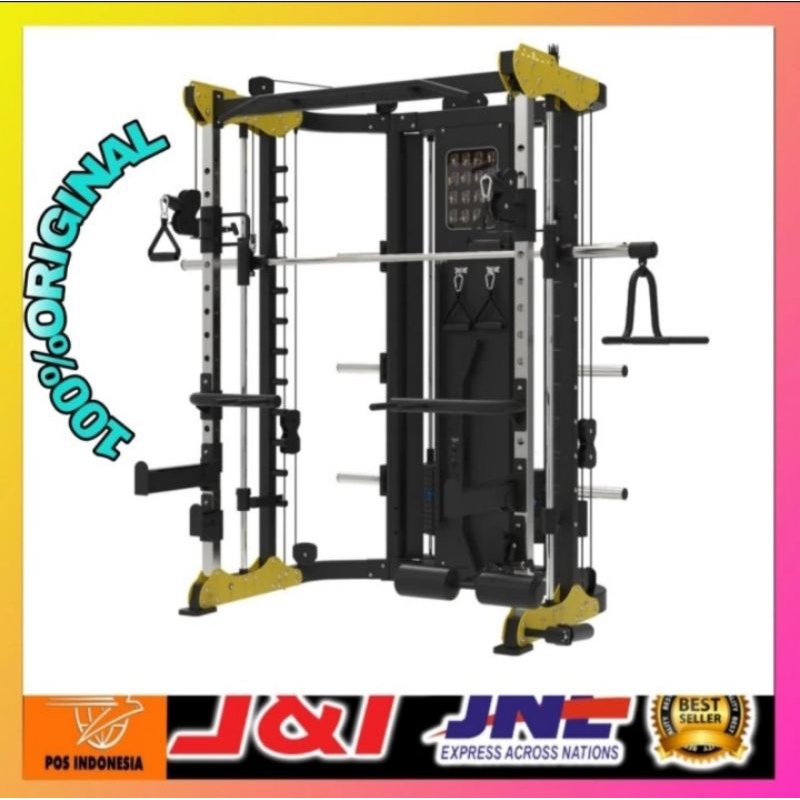 smith-dhz-e6247-(Original)smith-machine-smith-multi-smith-gym-fitnes