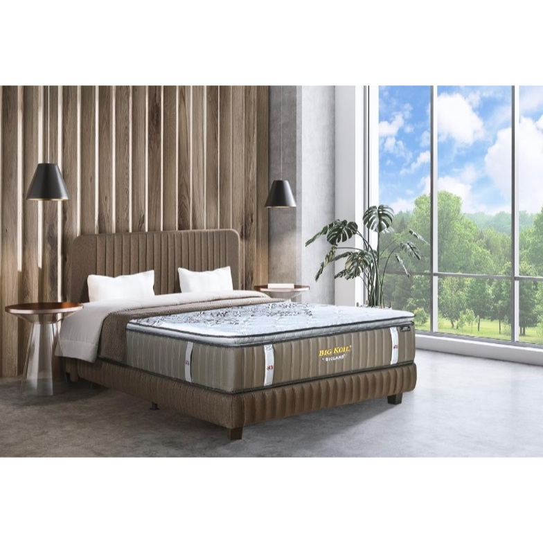 Springbed Bigland Big Koil Serene Matras &amp; Fullset