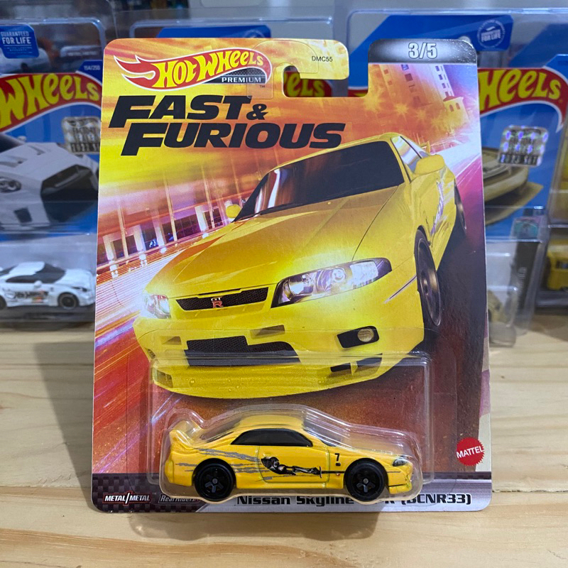 Hotwheels Nissan Skyline GT-R BCNR33 R33 Replica Entertainment Fast Furious