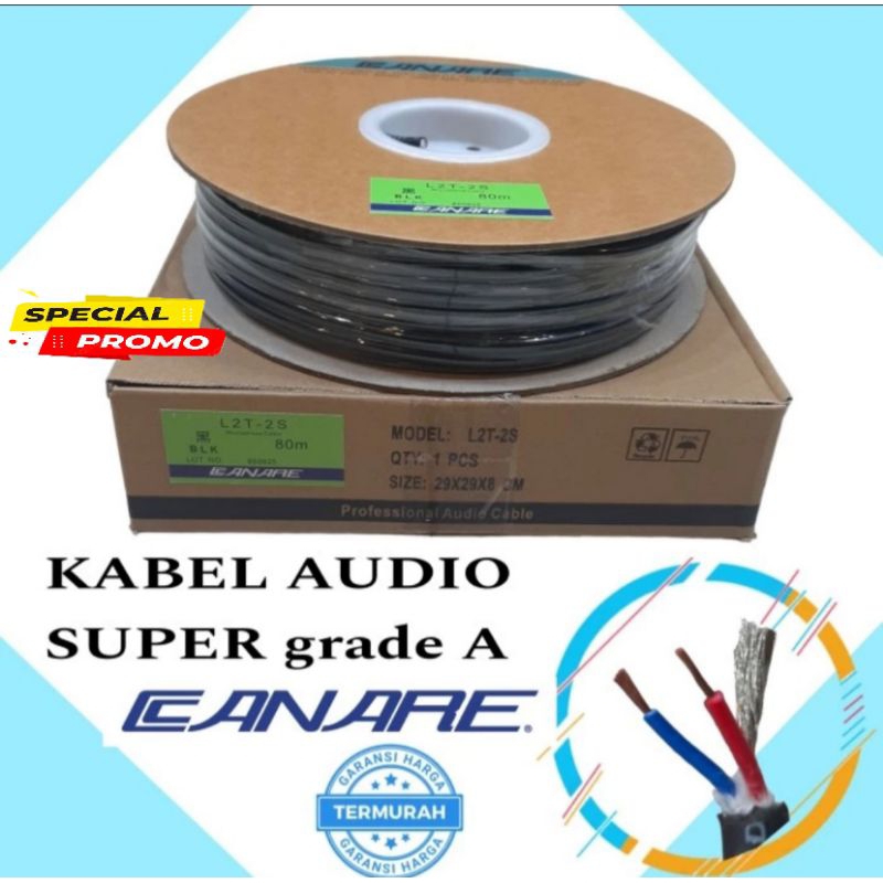 Kabel canare 80 meter L2T - 2s kabel microphone kabel audio