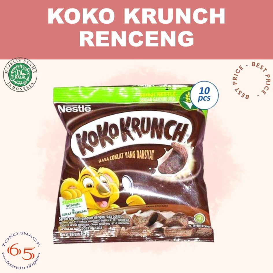 Koko Krunch Renceng 15 gr. sereal. RCG