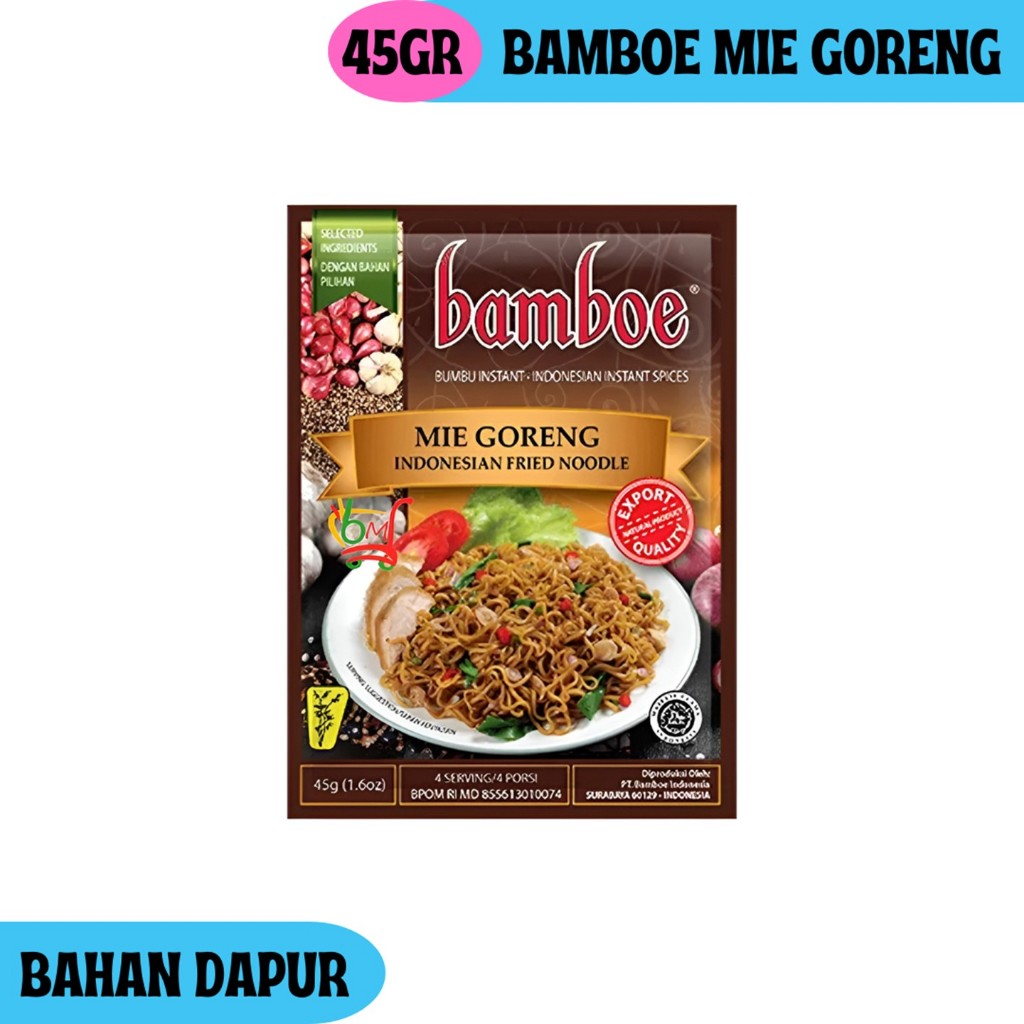 

Bamboe Mie Goreng Bumbu Masak Instan Khas Indonesia