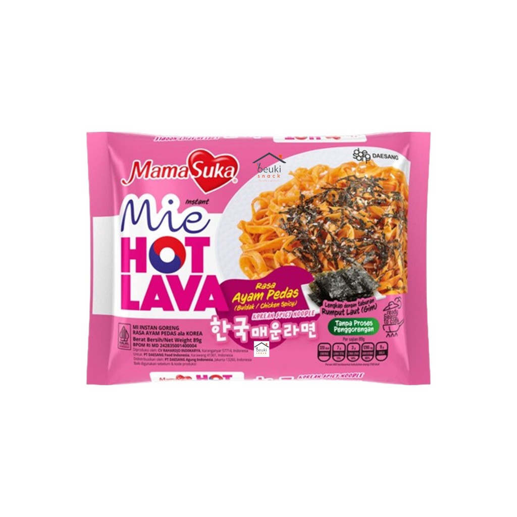 

Mamasuka Mie Instan Hot Lava Ayam Pedas Buldak