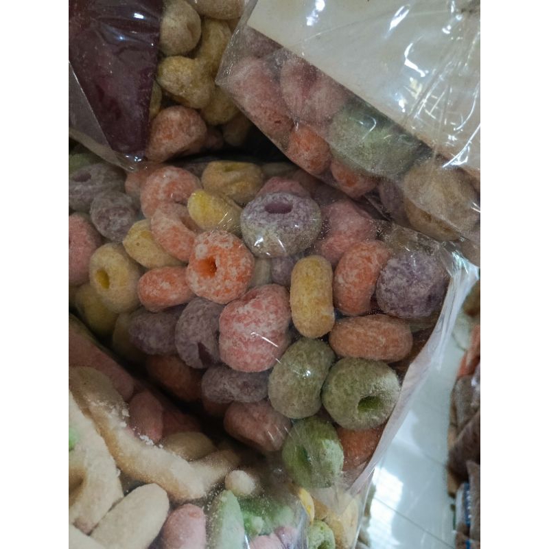

donat kering warna warni manis 500 g