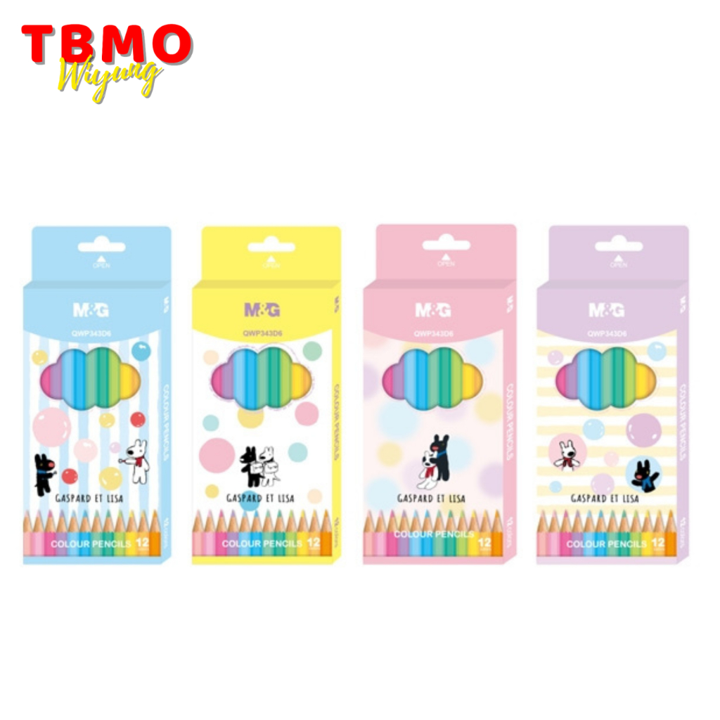 

TBMO M&G Hexagonal Pensil Warna 12 Warna Gaspard Et Lisa 10022302