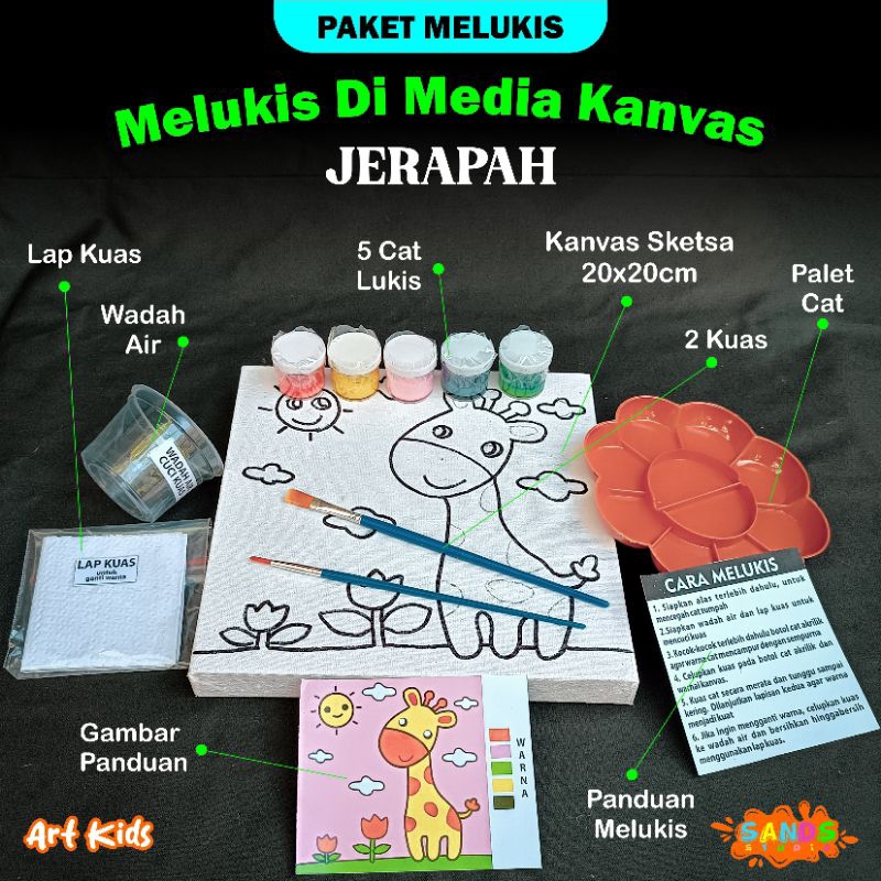 

Paket Melukis Kanvas Tema Sapi