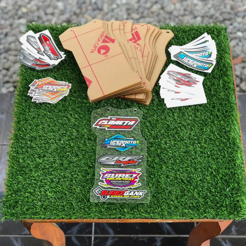 Cover Mika Akrilik Mudflap CRF/Pelindung Shock Penahan Lumpur