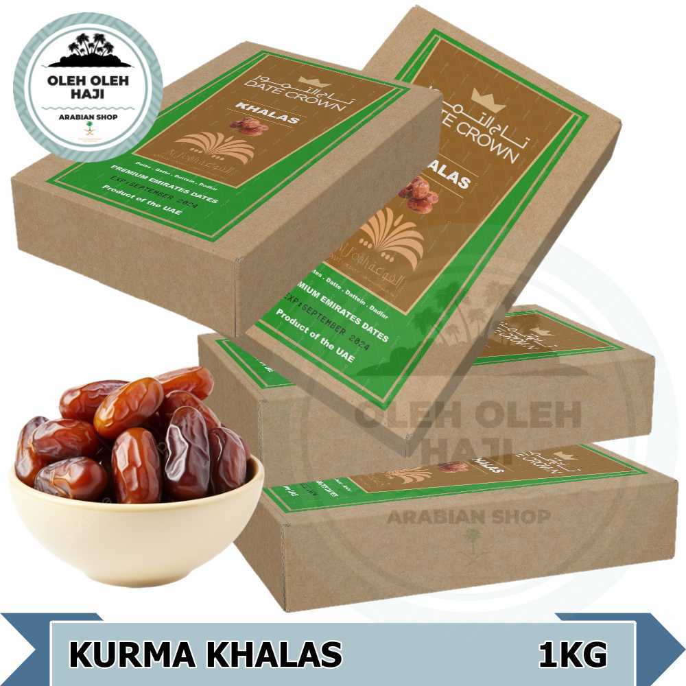 

kurma madu khalas/kurma khalas premium 1kg + MIKA