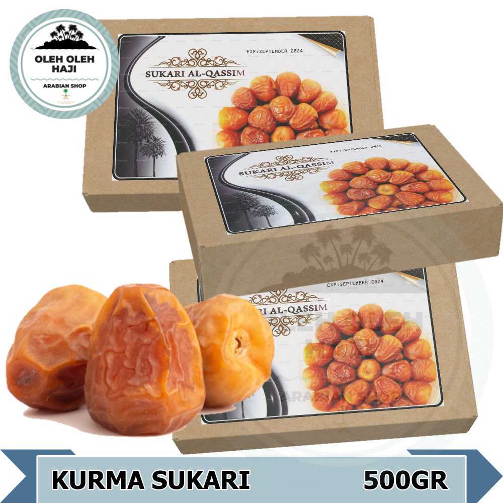 

kurma sukari al qasim terbaik 500gr kemasan mika