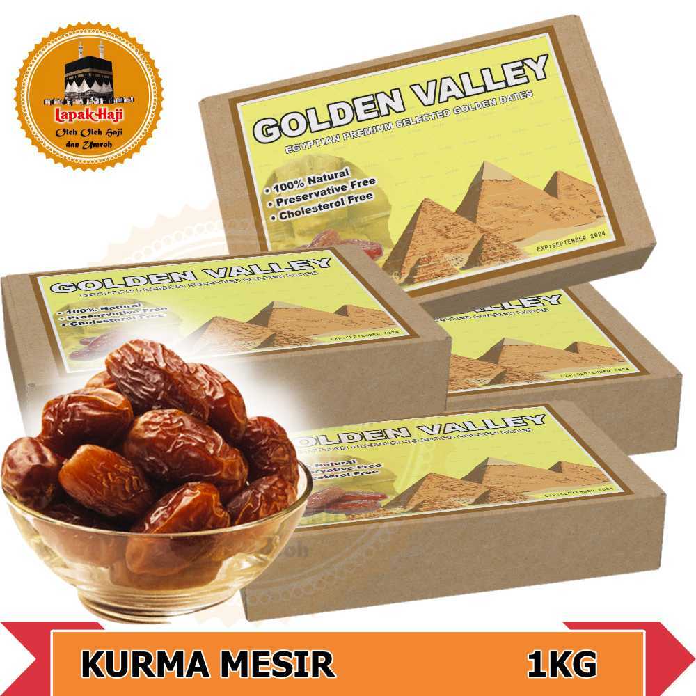 

KURMA MESIR MADU 1KG /GOLDEN VALLEY [ KEMASAN BOX MIKA]