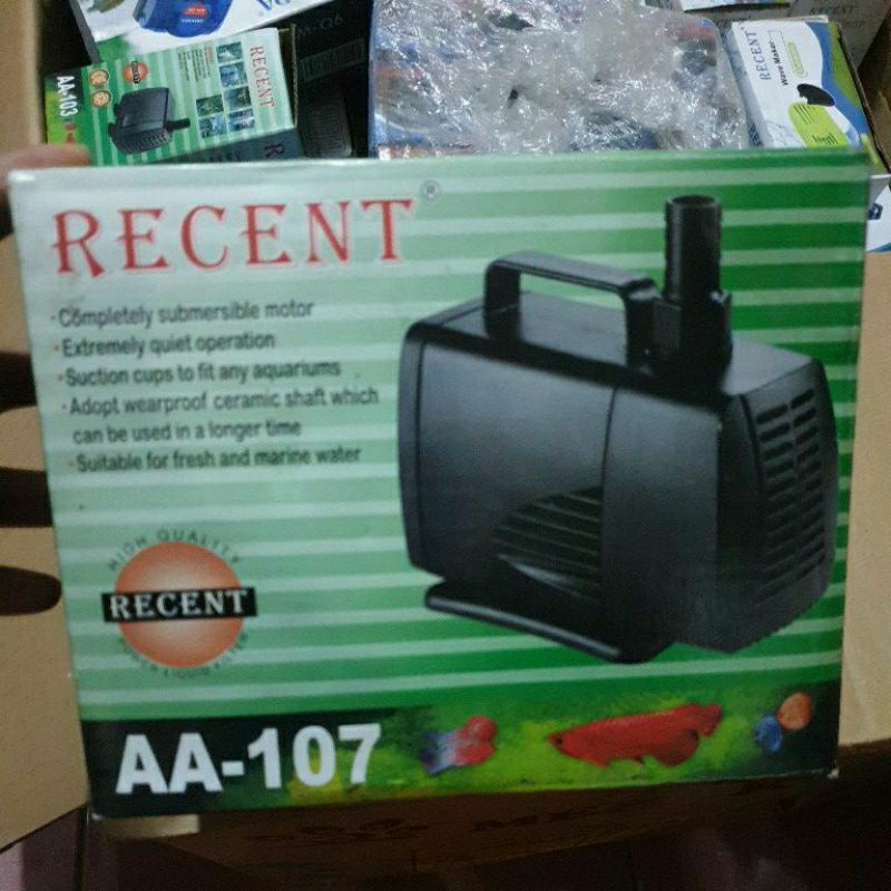 jual rugi recent aa-107 mesin aquarium