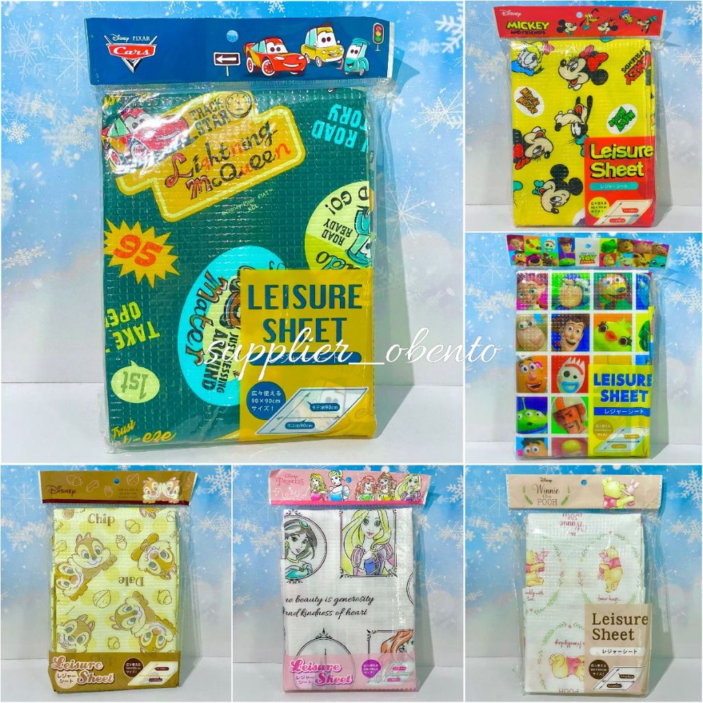 [Seria/Daiso] Leisure Sheet Disney Picnic Sheet Picnic Mat - Alas Piknik Tikar Piknik Disney