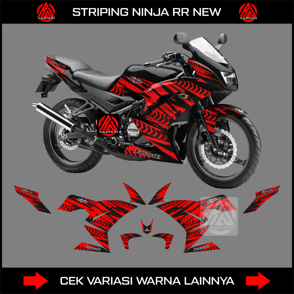 DECAL STRIPING NINJA 150 RR SE / STICKER KAWASAKI NINJA RR 150 SE 2015
