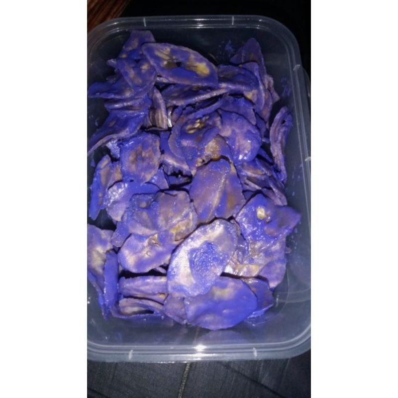 

Kripik Pisang Lumer Varian Rasa Taro kemasan 250gram