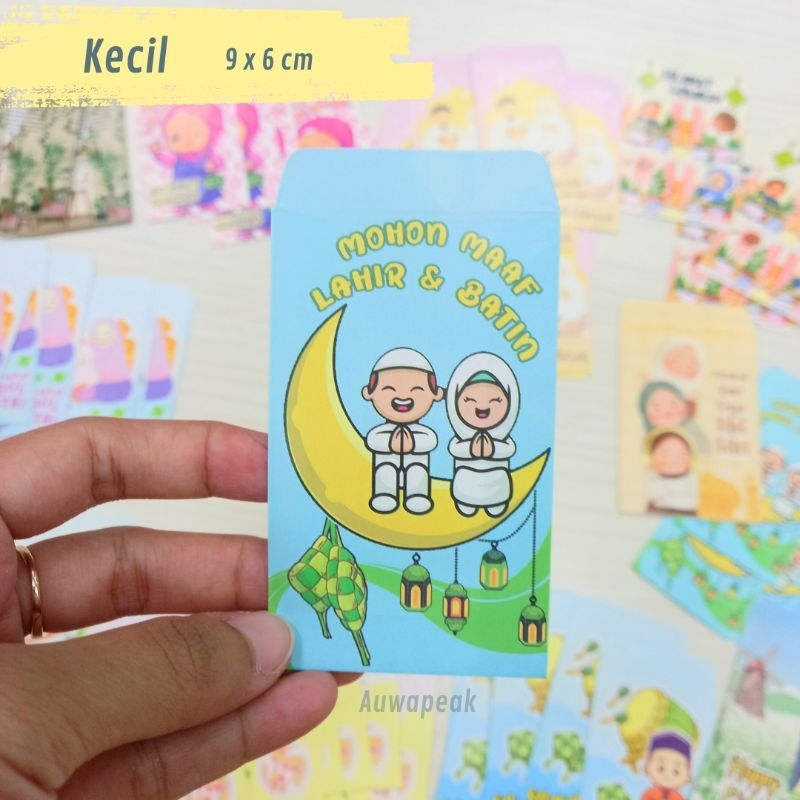 

[KECIL isi 10 pcs] Amplop Lebaran Lucu 2024 | Amplop Idul Fitri Murah