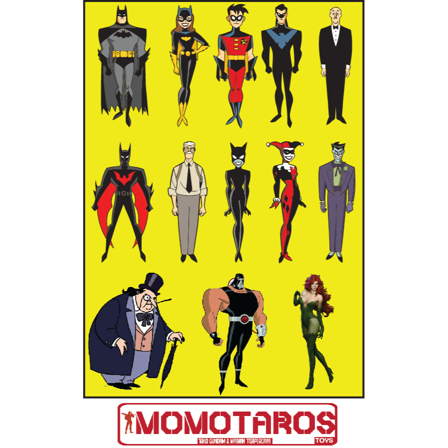 

Sticker murah antiair transparan Batman Normal DC 1 pc