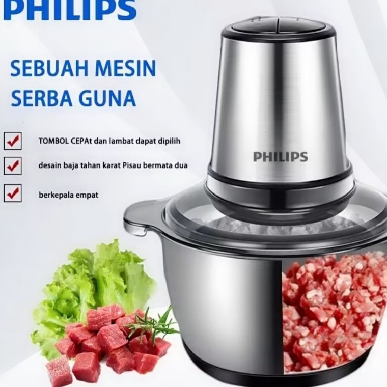 CD BLENDER CHOPPER PHILIPS PENGGILING DAGING SERBAGUNA FOOD PROCESSOR