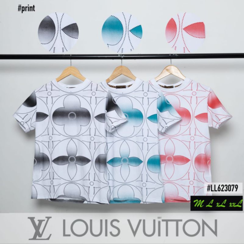 kaos distro premium import full print terbaru dari Louis Vuitton terbaru