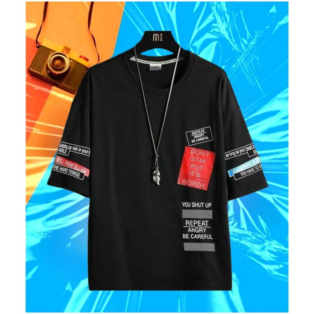 COD-baju kaos pria oversize ford Size M-L-XL-XXL-3XL  t-shirt distro pria fashion bandung atasan pak