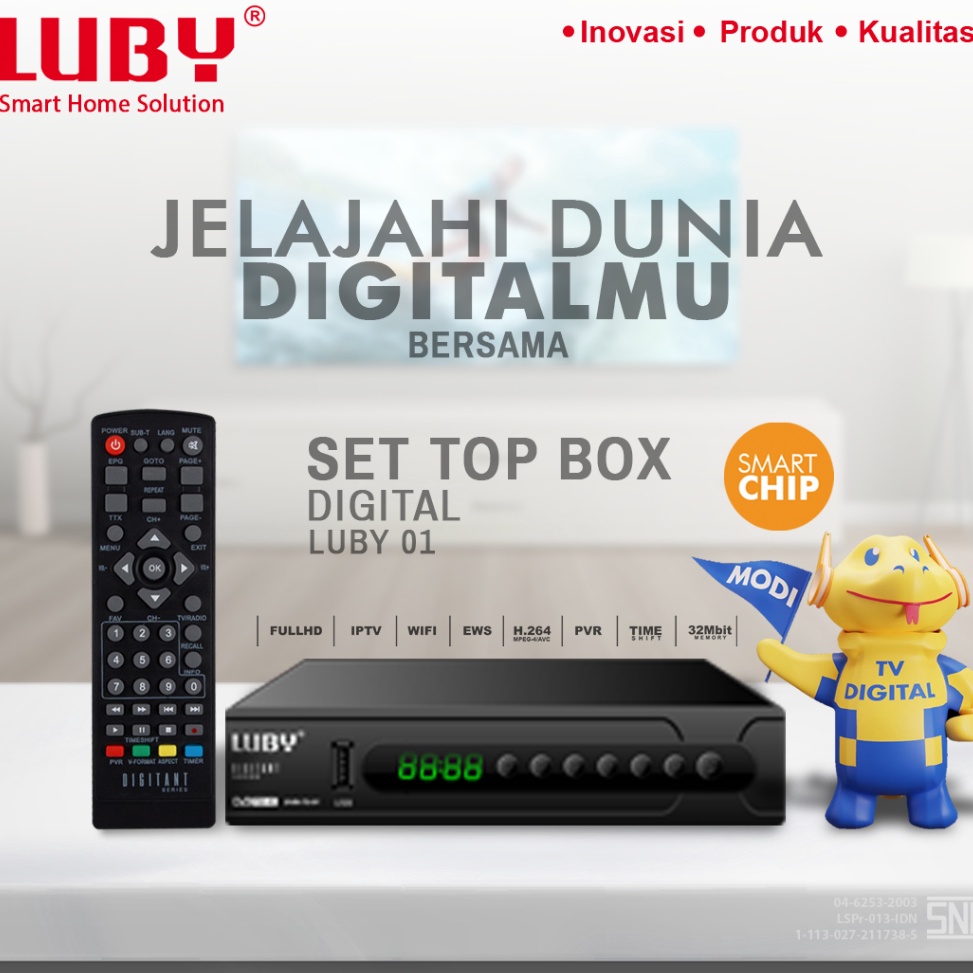 Sale Luby Set Top Box Luby DVBT21 f Premium