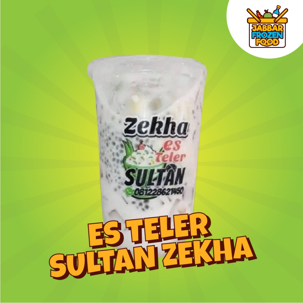 

Es Teller Sultan Zekha Cup Langsung Minum