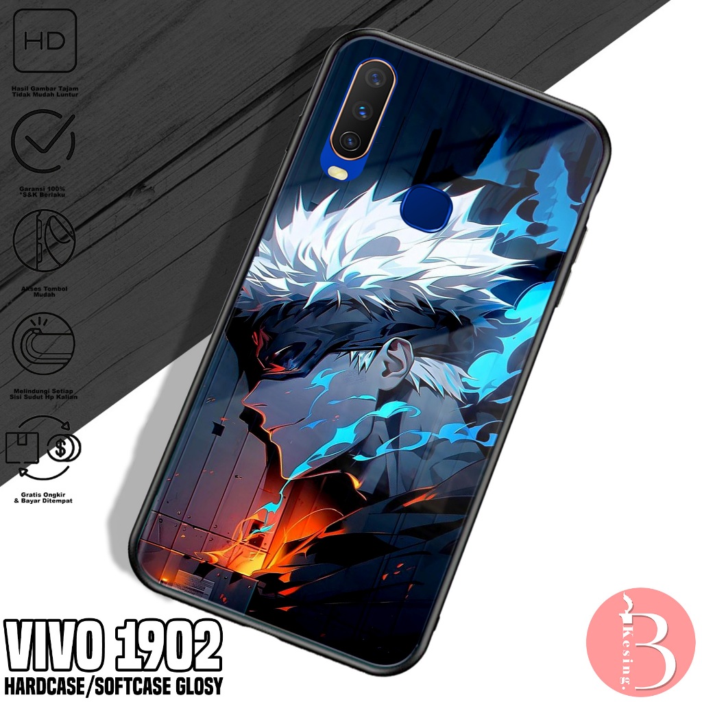Case VIVO 1902 - Casing VIVO 1902 Motif Gojo Satoru - Silikon Hp VIVO 1902 - 2D Hardcase Glosy - Kes
