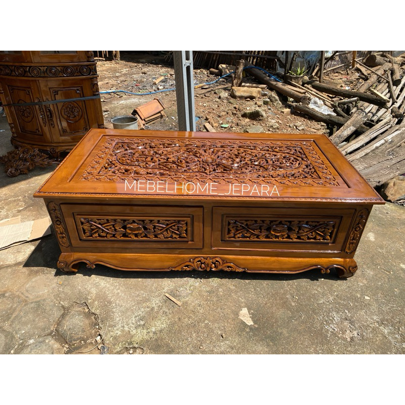 meja ketapang 3 dimensi(free kaca),meja ketapang jati ukir,meja kayu jati termurah,meja ketapang kay