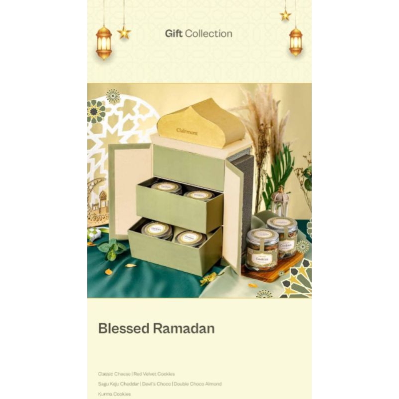 

Clairmont Hampers Blessed Ramadan Gift Hadiah Idul Fitri / Lebaran 2024