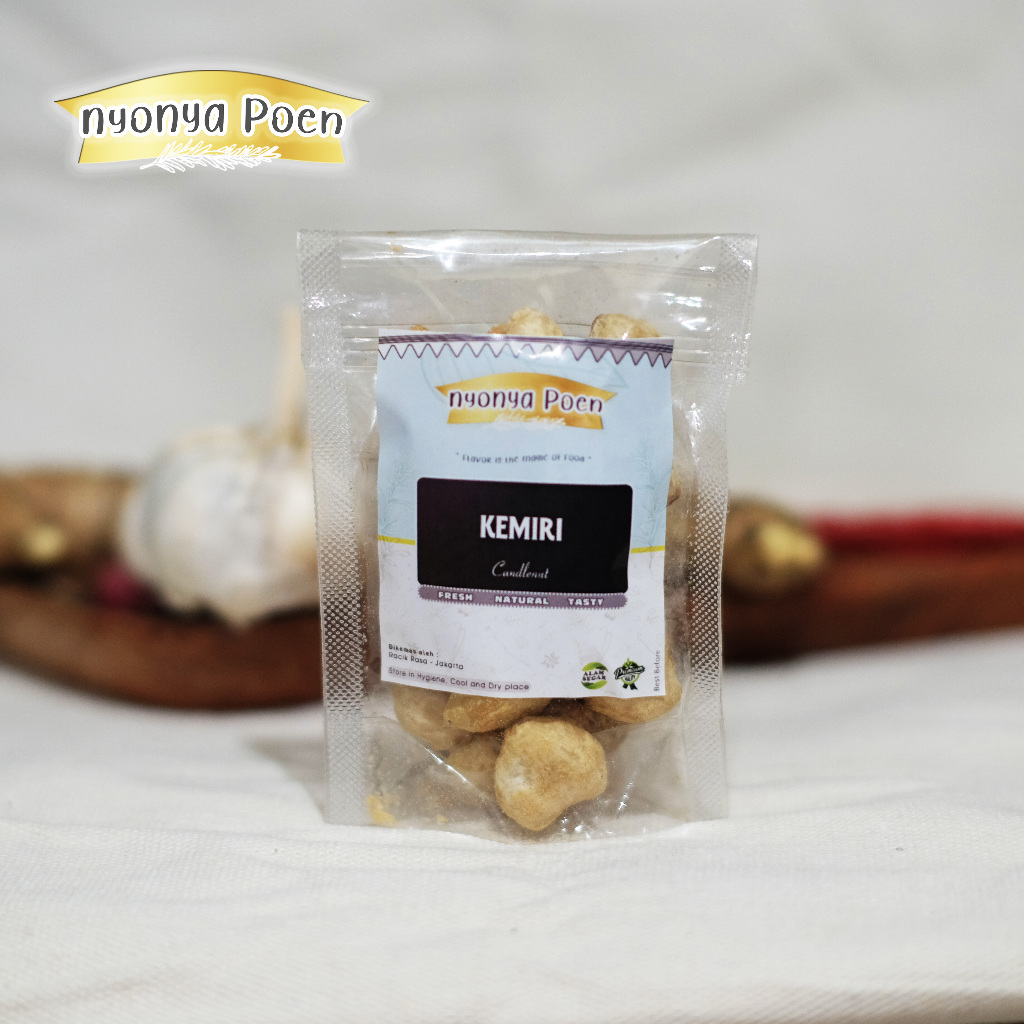 

NYONYA POEN | KEMIRI UTUH BULAT MEDAN KUALITAS SUPER BUMBU MASAK REMPAH SEASONING