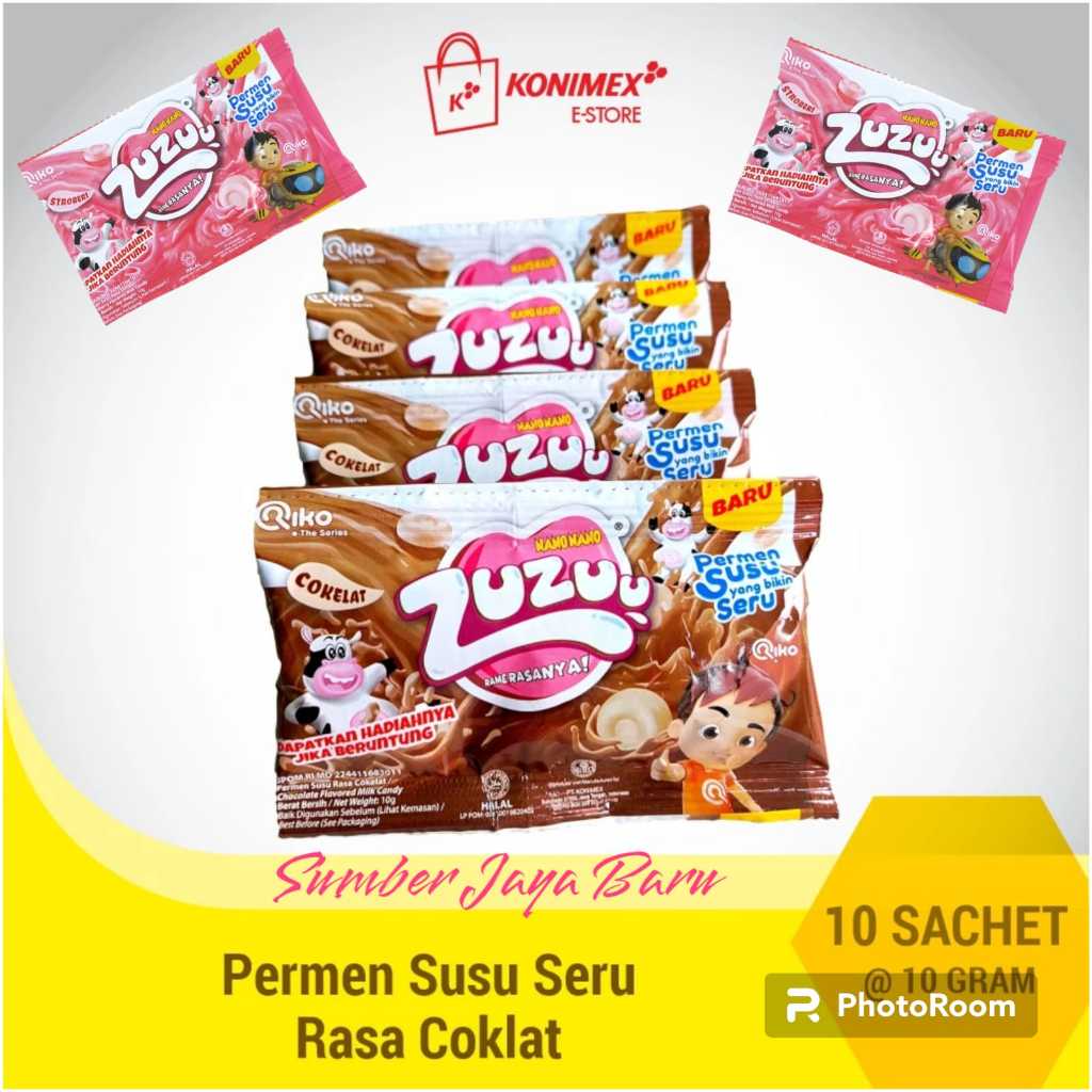 

Zuzuu Permen Susu Seru | Isi 10 Bks @ 10 g | Nano Nano