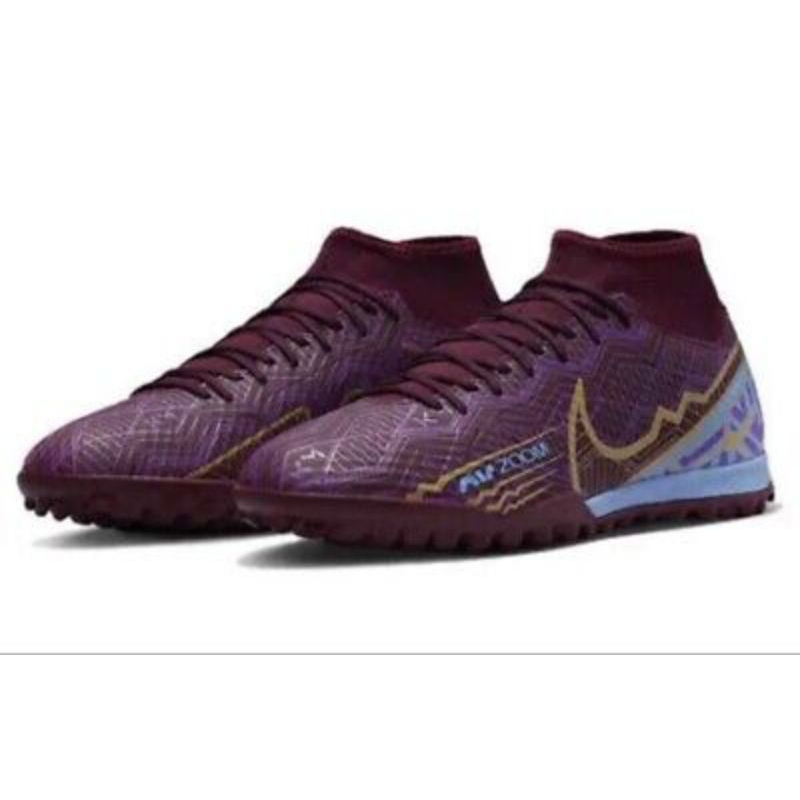 Sepatu Futsal Nike Zoom Superfly 9 Academy KM TF Dark Beetroot Original DO9347 694