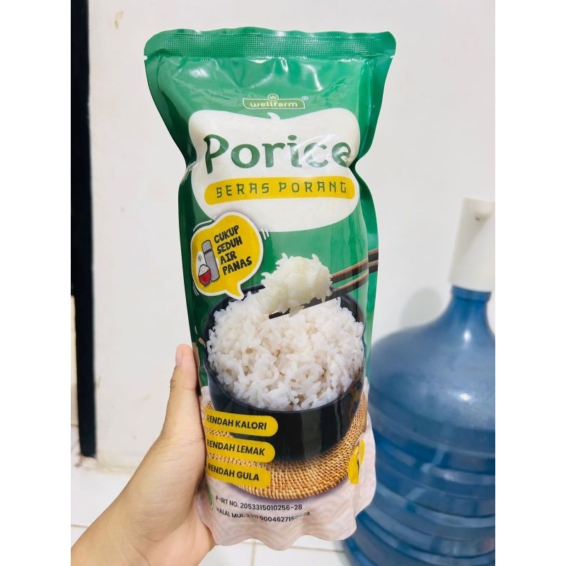 WellFarm Beras Porang PORICE 1Kg (Instant, Langsung diseduh)