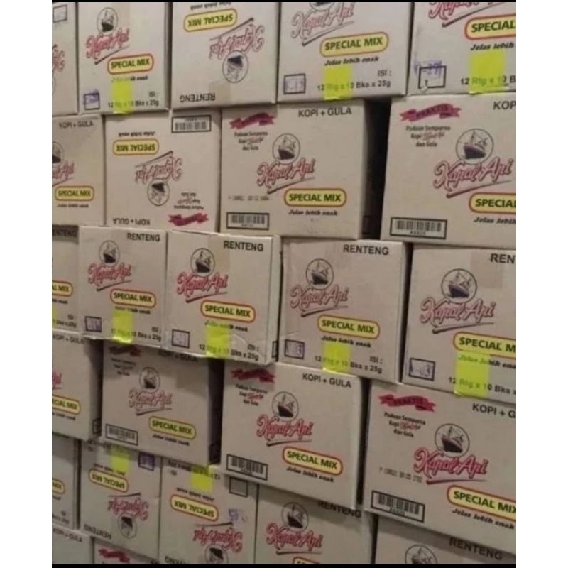 

Kopi kapal api special mix 1 dus isi 12 renteng