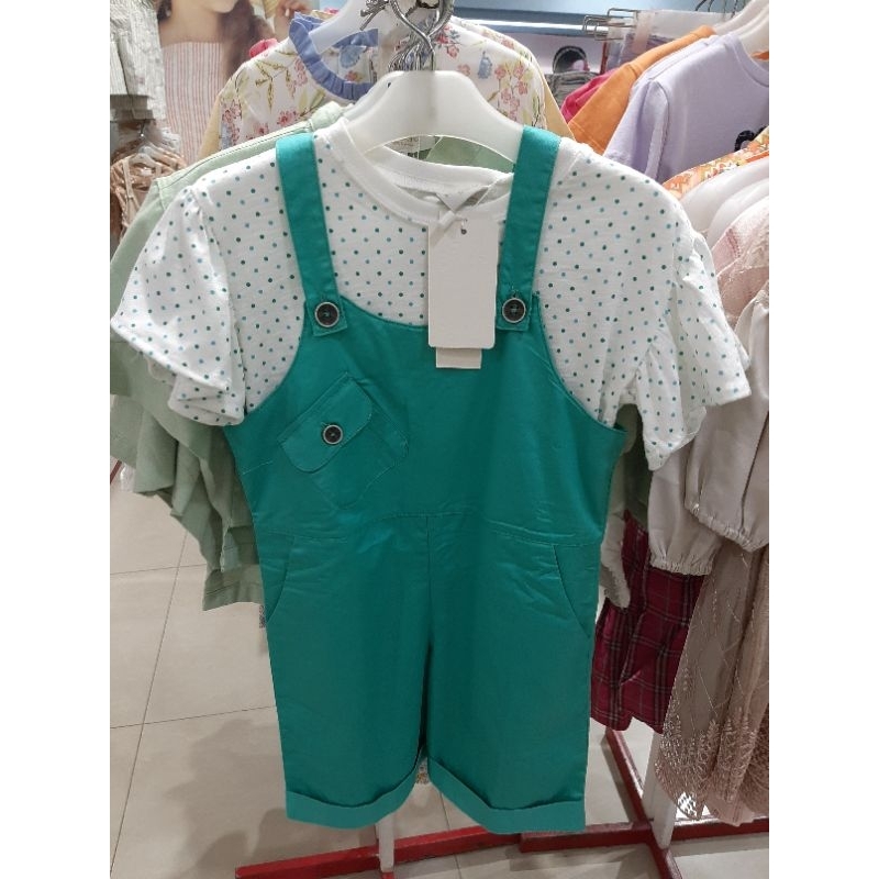 Pito Dito Baju Setelan Overall Celana Anak Perempuan Original