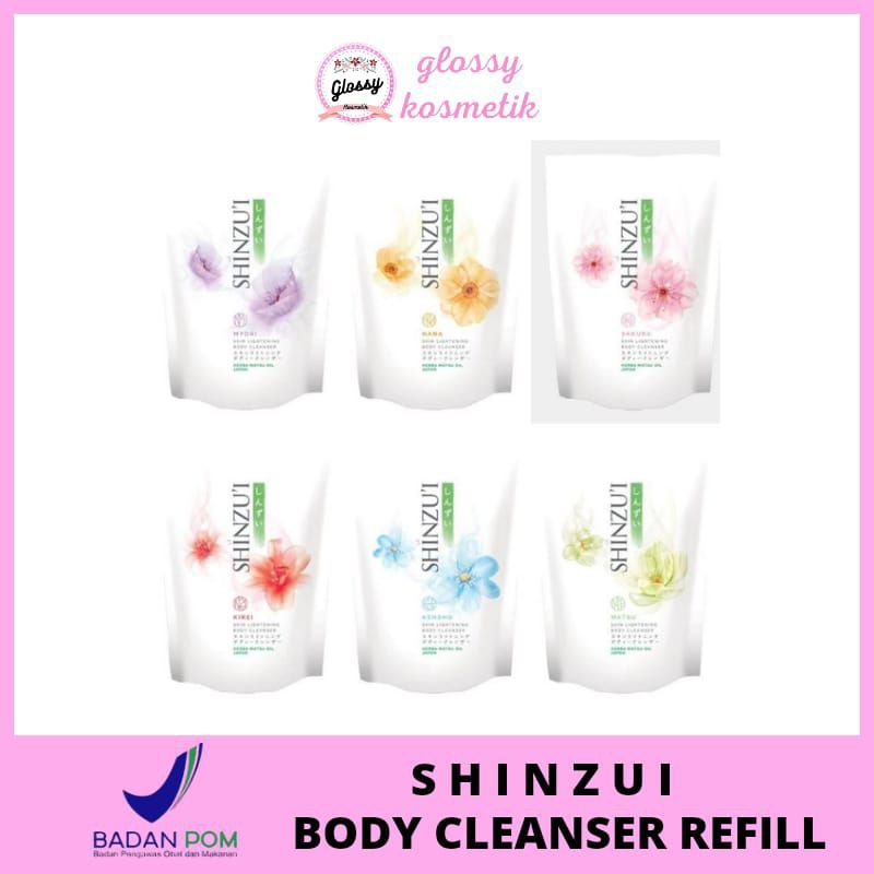 SHINZUI Skin Lightening Body Cleanser Sabun Cair Refill Isi Ulang