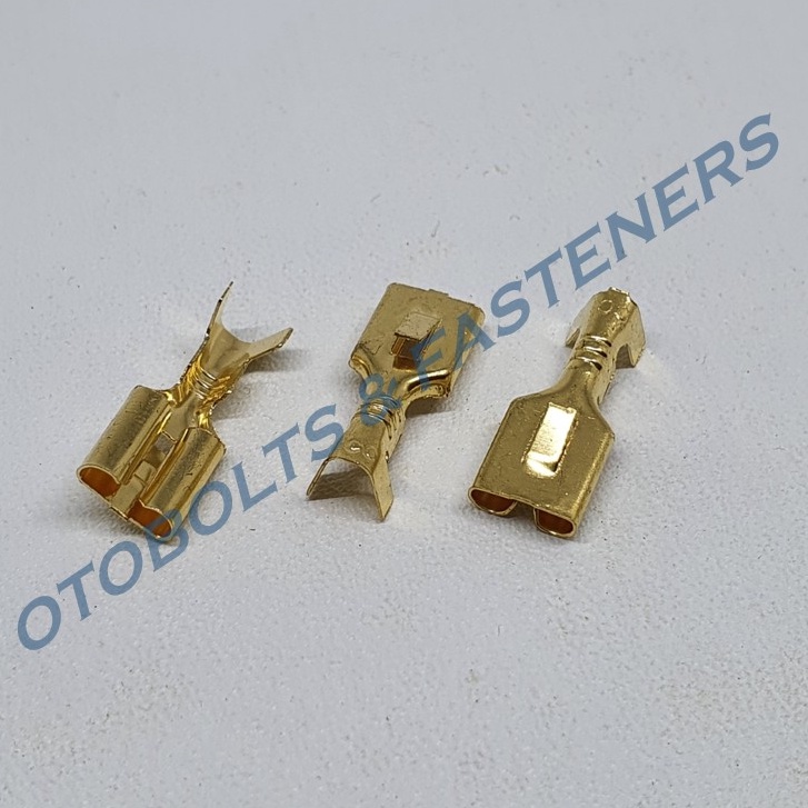 Myo PAKET 1PCS Skun Kabel Cewe  Skun Gepeng Cewe  Sekun Kabel Female  Terminal Kabel u Premium