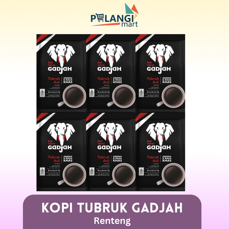 

KOPI BUBUK TUBRUK ASLI GADJAH ISI 20X7 GR