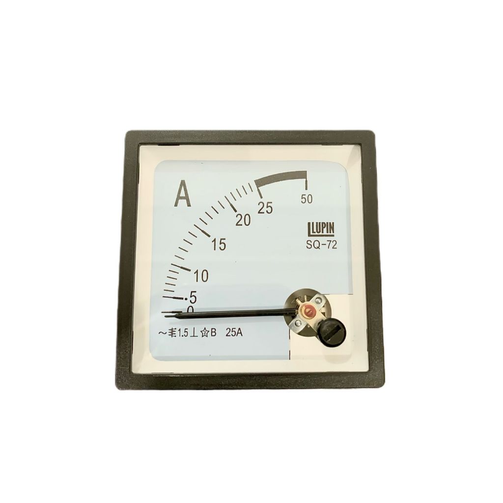 AMPERE METER DIRECT 25A 72x72 LUPIN