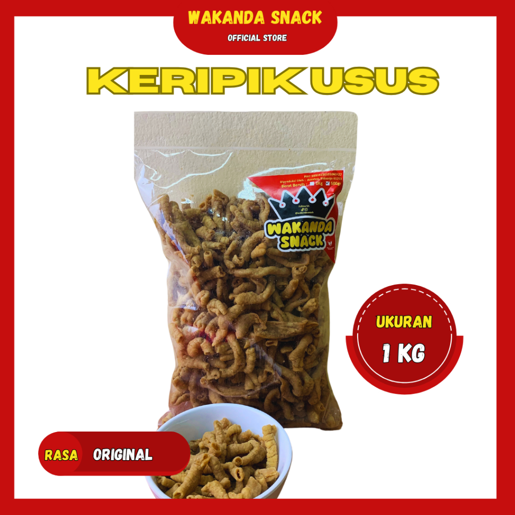 

Keripik Usus Crispy 1 Kg Enak Renyah | Snack Kripik Murah Original | Renyah Gurih Bumbu Rempah