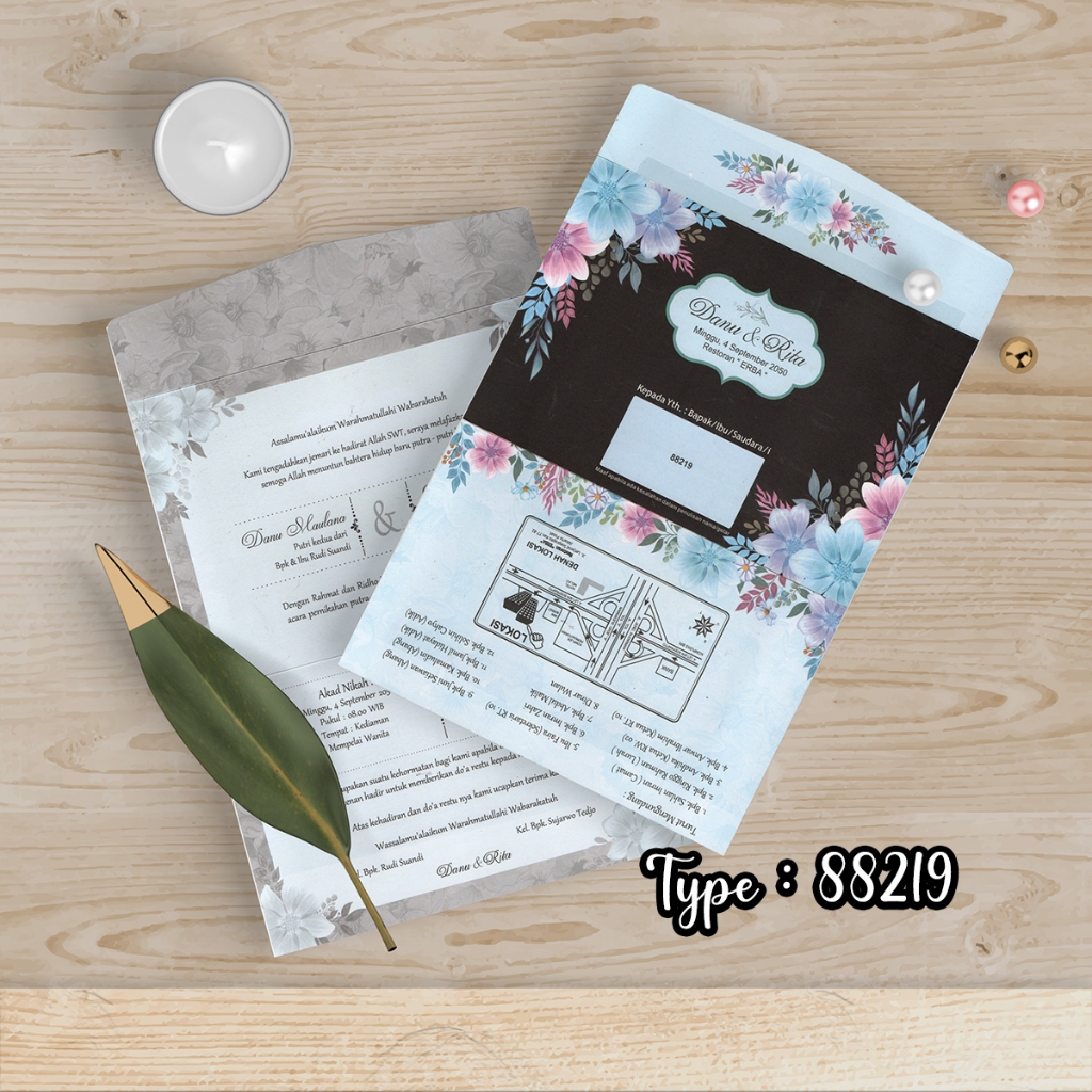 SURAT UNDANGAN ERBA TEMA 88219 LUX PREMIUM