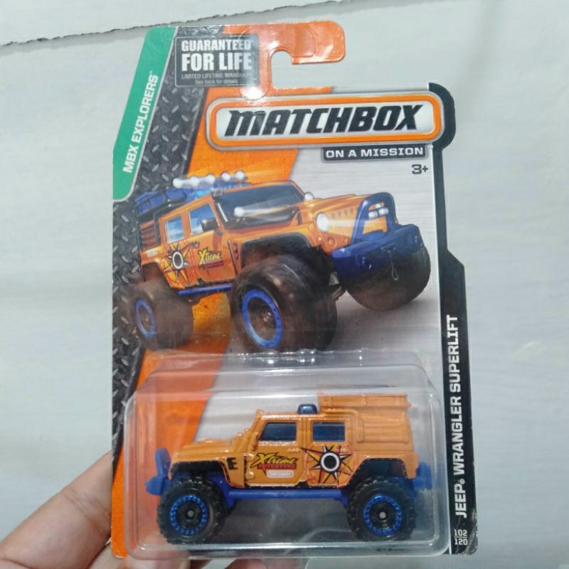 matchbox jeep wrangler superlift