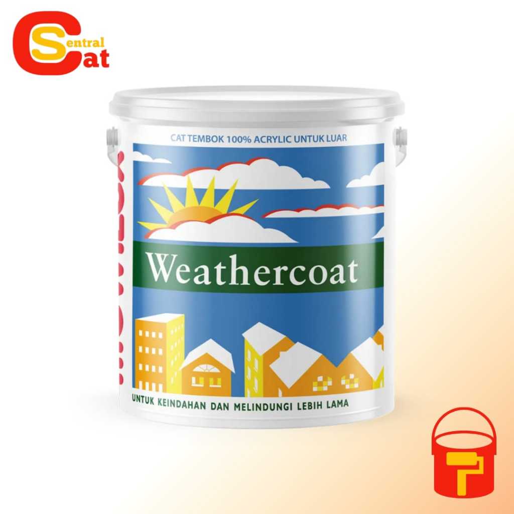 Cat Tembok Eksterior Mowilex Weathercoat 2.5 Liter