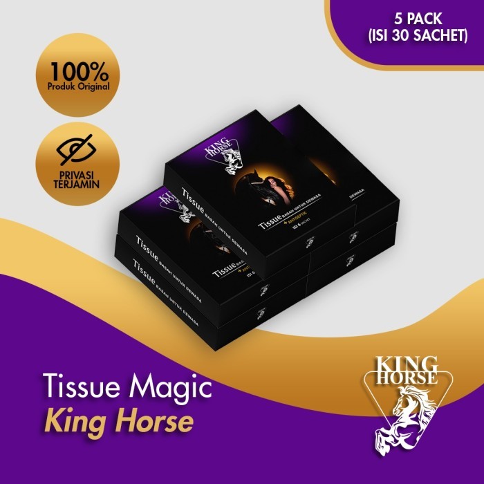 Tissue Magic King Horse 5 pack