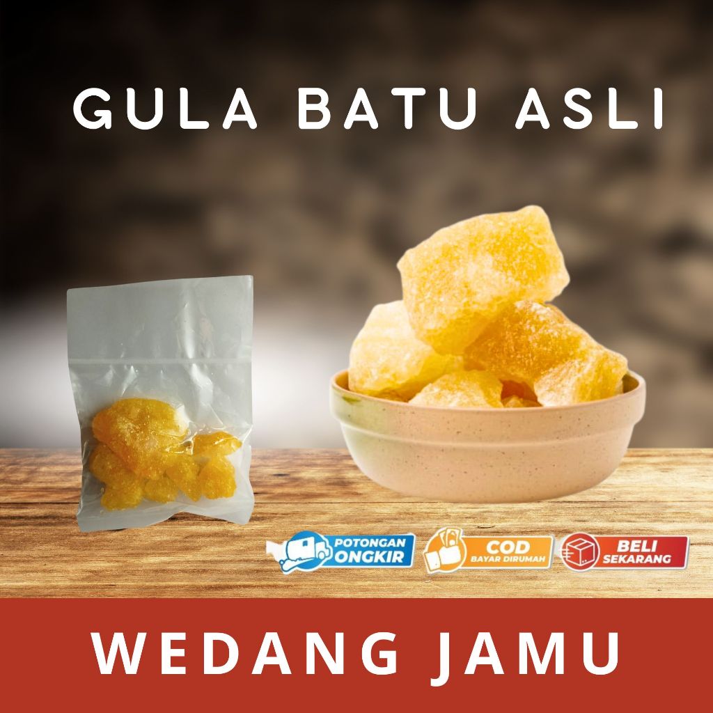 

Gula Batu Asli Murni Alami Tanpa Pemanis Tambahan