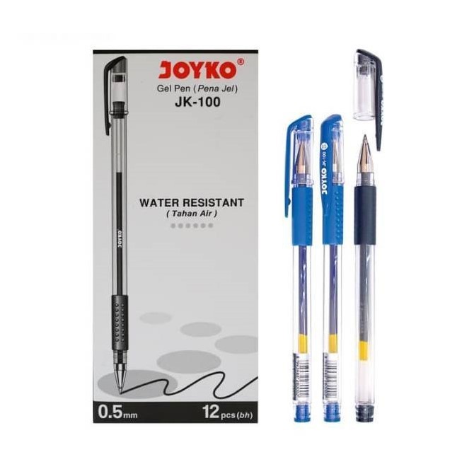 

[PACK] Pulpen Ballpoint Pen Gel 0,5 - Joyko JK-100 MURAH
