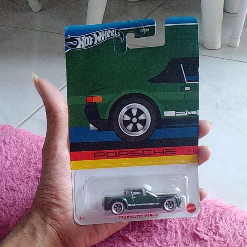 hot wheels porsche 914-6 hijau